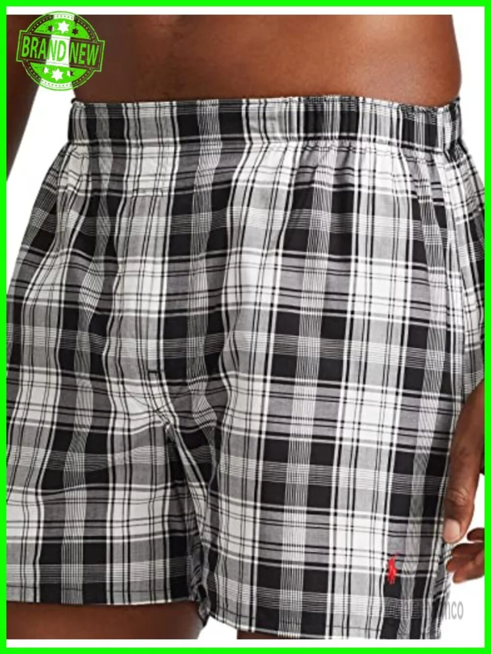 3-Pack Classic Fit Cotton Woven Boxer Shorts Men's Underwear